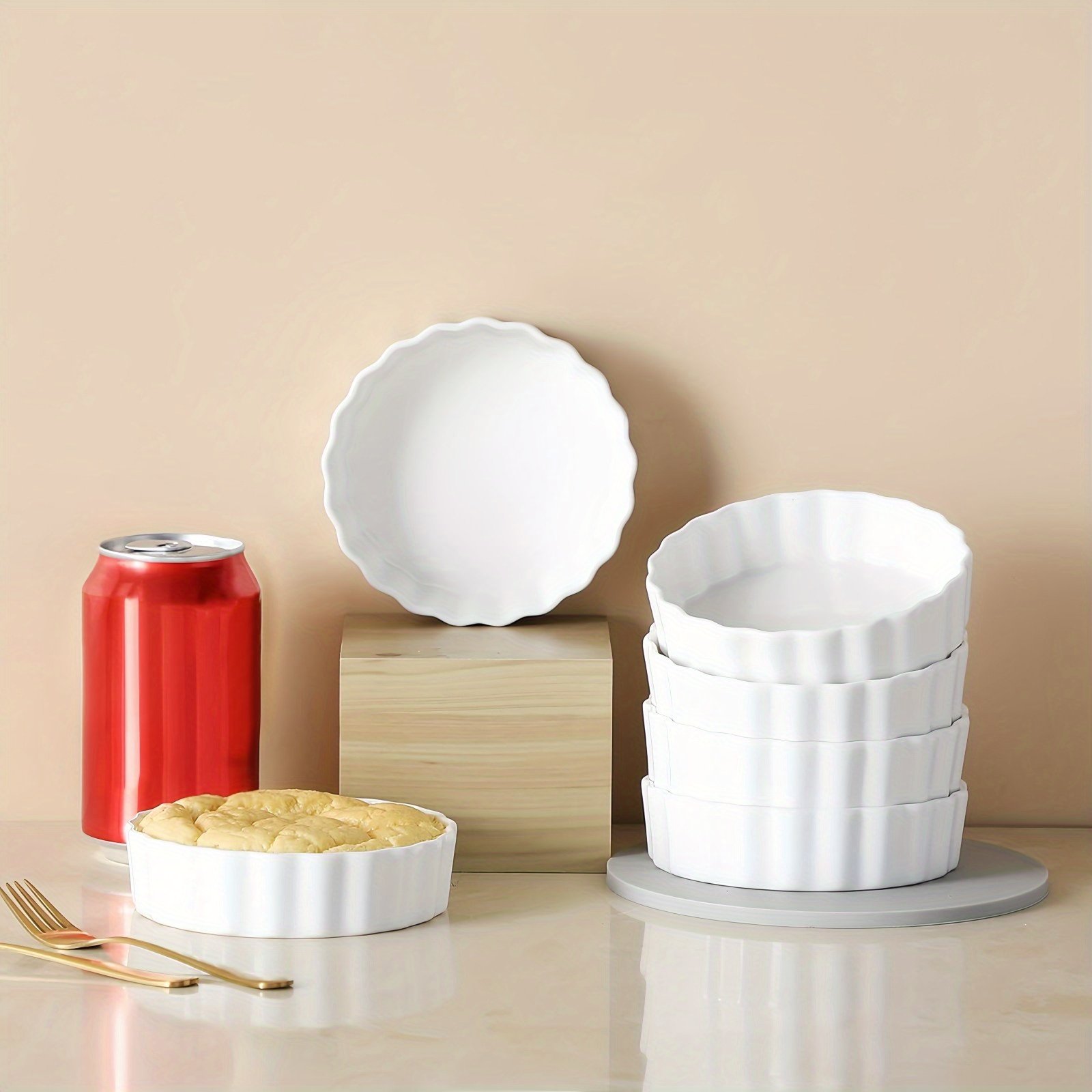6pcs Deepen Porcelain Ramekins - Image 2